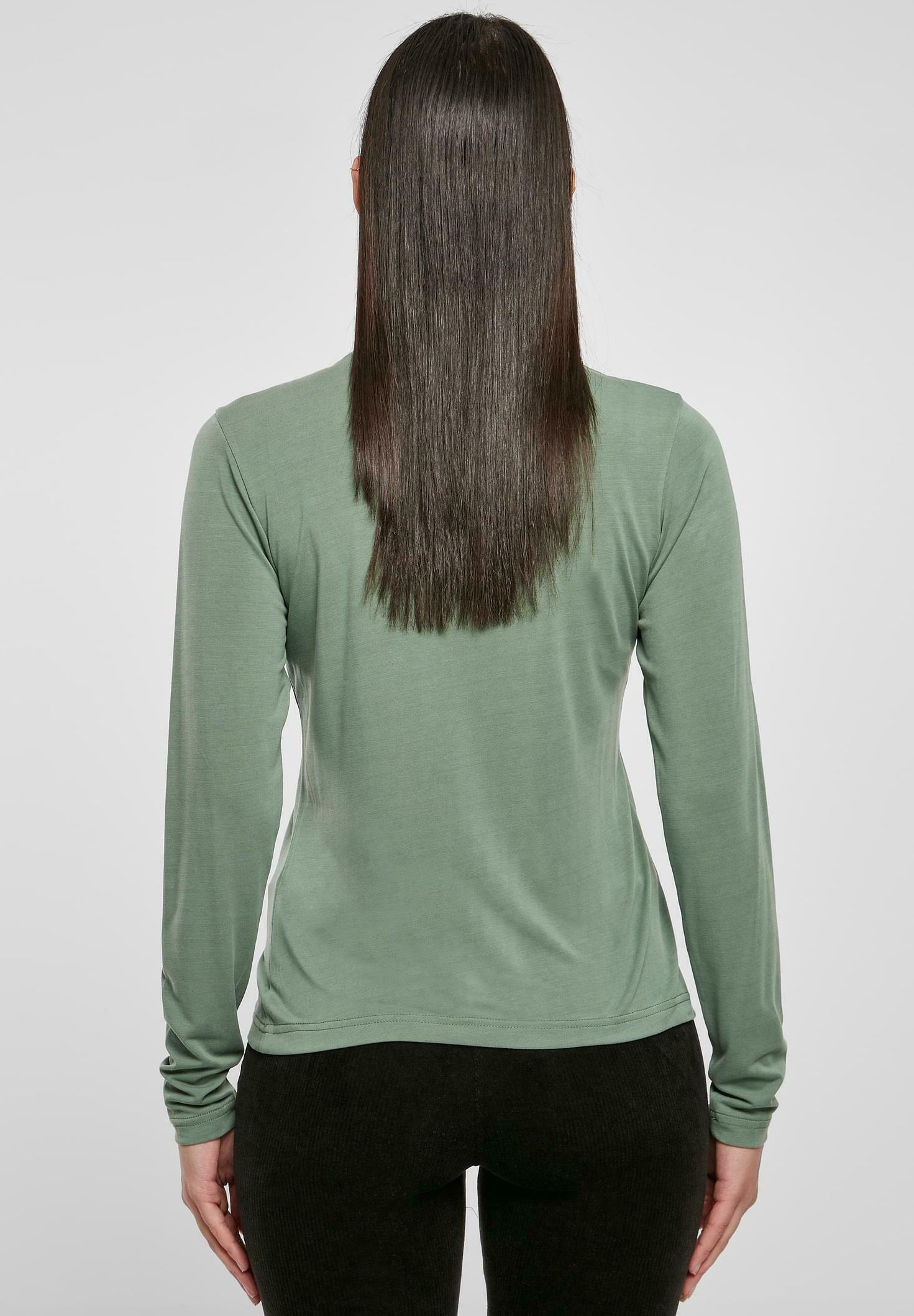 Urban Classics TURTLENECK LONGSLEEVE - Long sleeved top - salvia