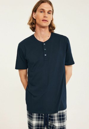SHORT SLEEVE - Pyjamapaita - dark blue