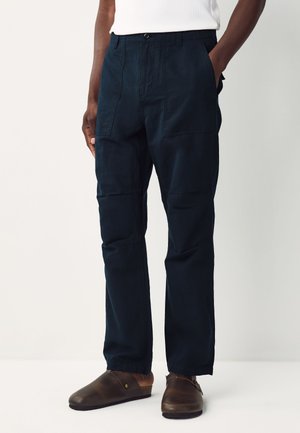 RELAXED FIT  - Auduma bikses - navy