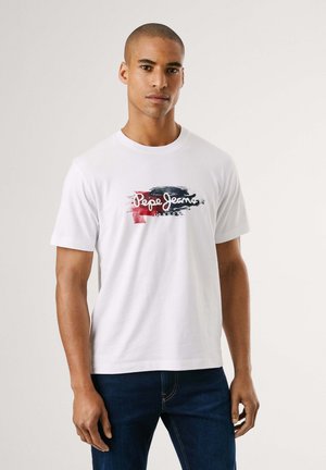 Pepe Jeans TREY TEE - Print T-shirt - white