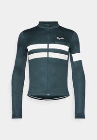 MENS BREVET LONG SLEEVE  - Dviratininko marškinėliai - forest green/white