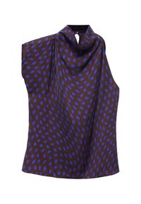 Bluse - brown purple