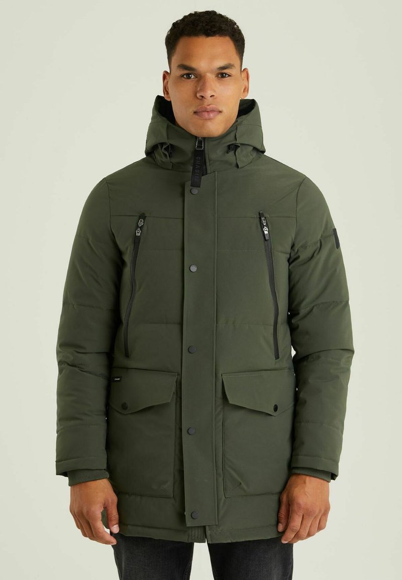 CHASIN' EXPLORER TECH - Téli dzseki - dark green