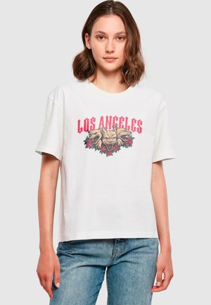 LA DOGS - Camiseta estampada - white