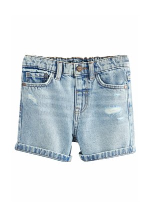 Next REGULAR FIT - Kratke hlače iz džinsa - light blue distressed