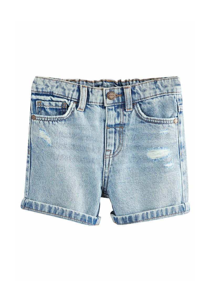 Next REGULAR FIT - Short en jean - light blue distressed
