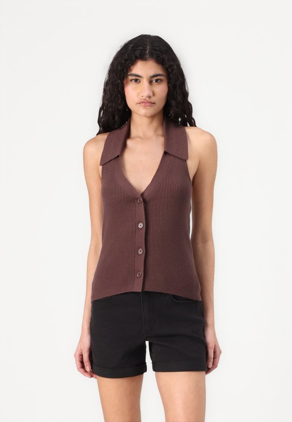 NMHALSEY HALTERNECK  - Weste - french roast