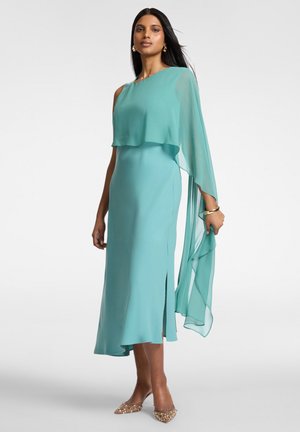 Elena Mirò ABITO CON MANTELLA - Freizeitkleid - verde acqua