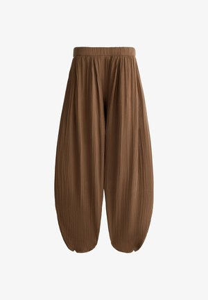 OYSHO, Pantaloni - camel