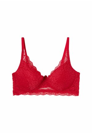 Tezenis ECO - Push-up bra - rot rosso inverno