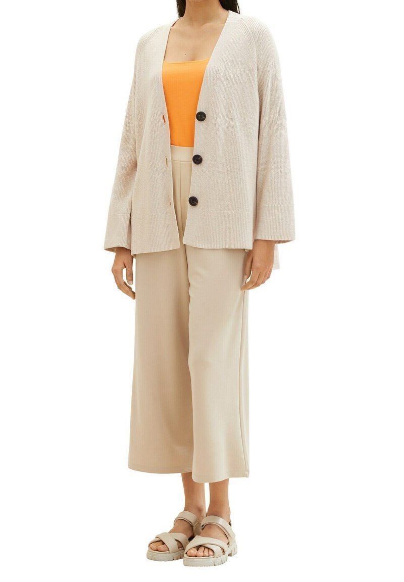 TOM TAILOR Chaqueta de punto - beige