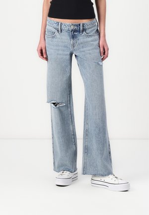 Relaxed fit -farkut - light-blue denim