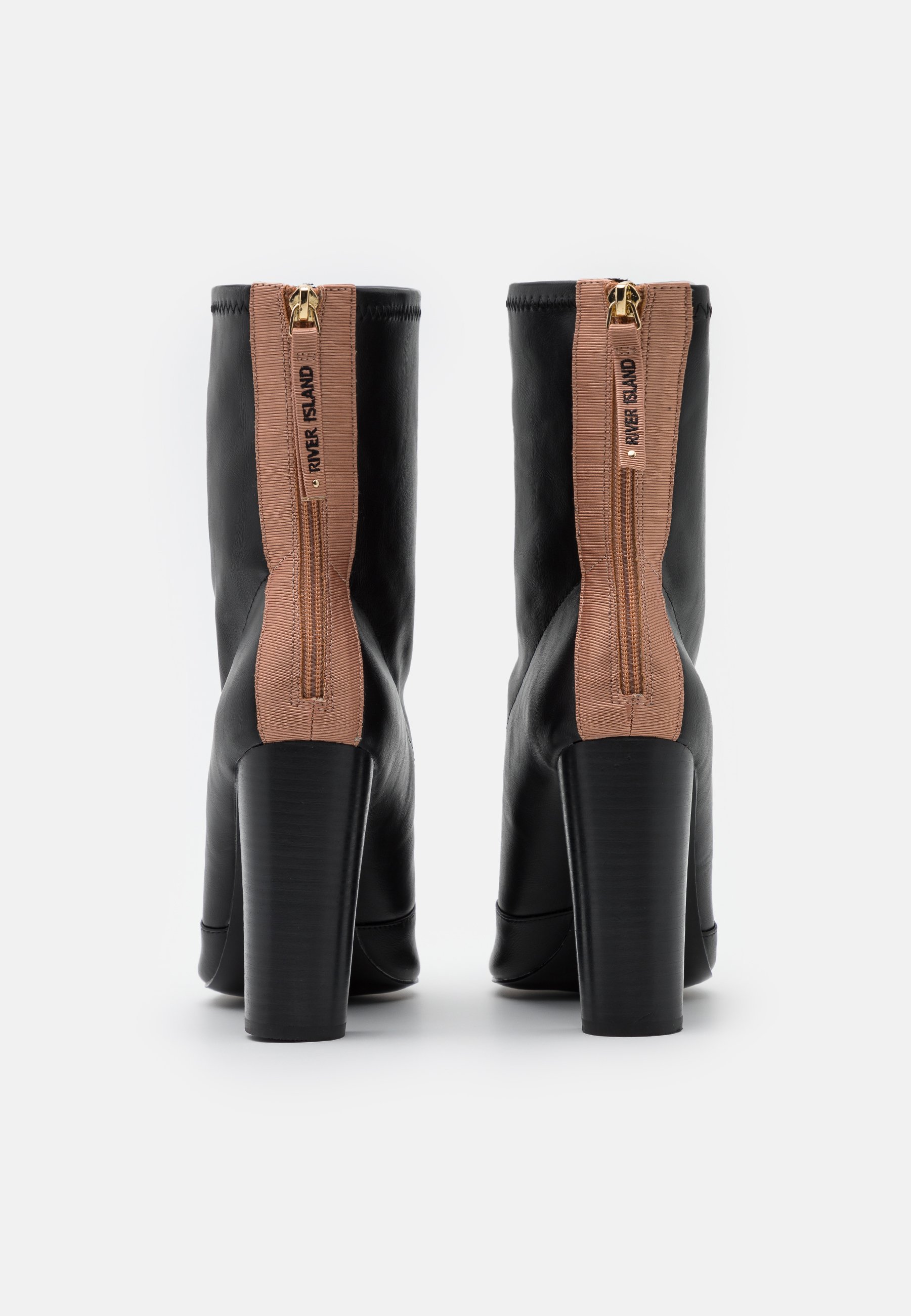 River Island High Heel Stiefelette - black/schwarz - Zalando.de