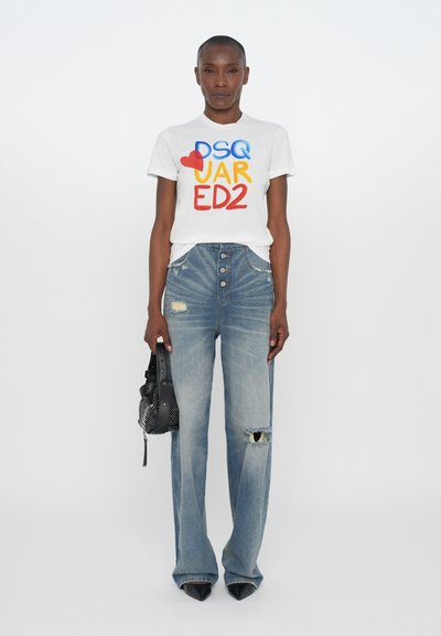 Dsquared2 JUST RIGHT TEE - T-shirt con stampa - white