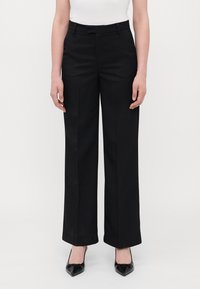 Gina Tricot Tall STRAIGHT TROUSERS - Bukse - black