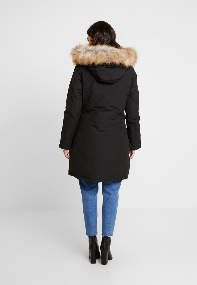 Canadian Classics Fundy Bay Long Fake Fur Donsjas Black Zwart Zalando Nl