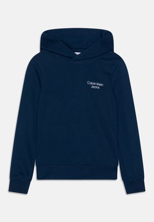 STACK LOGO HOODIE - Sweat à capuche - twilight indigo