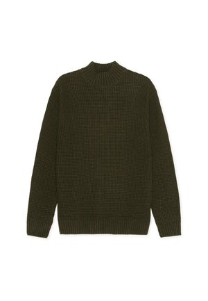 GRADY WAFFLE MOCKNECK - Strickpullover - duffel bag green