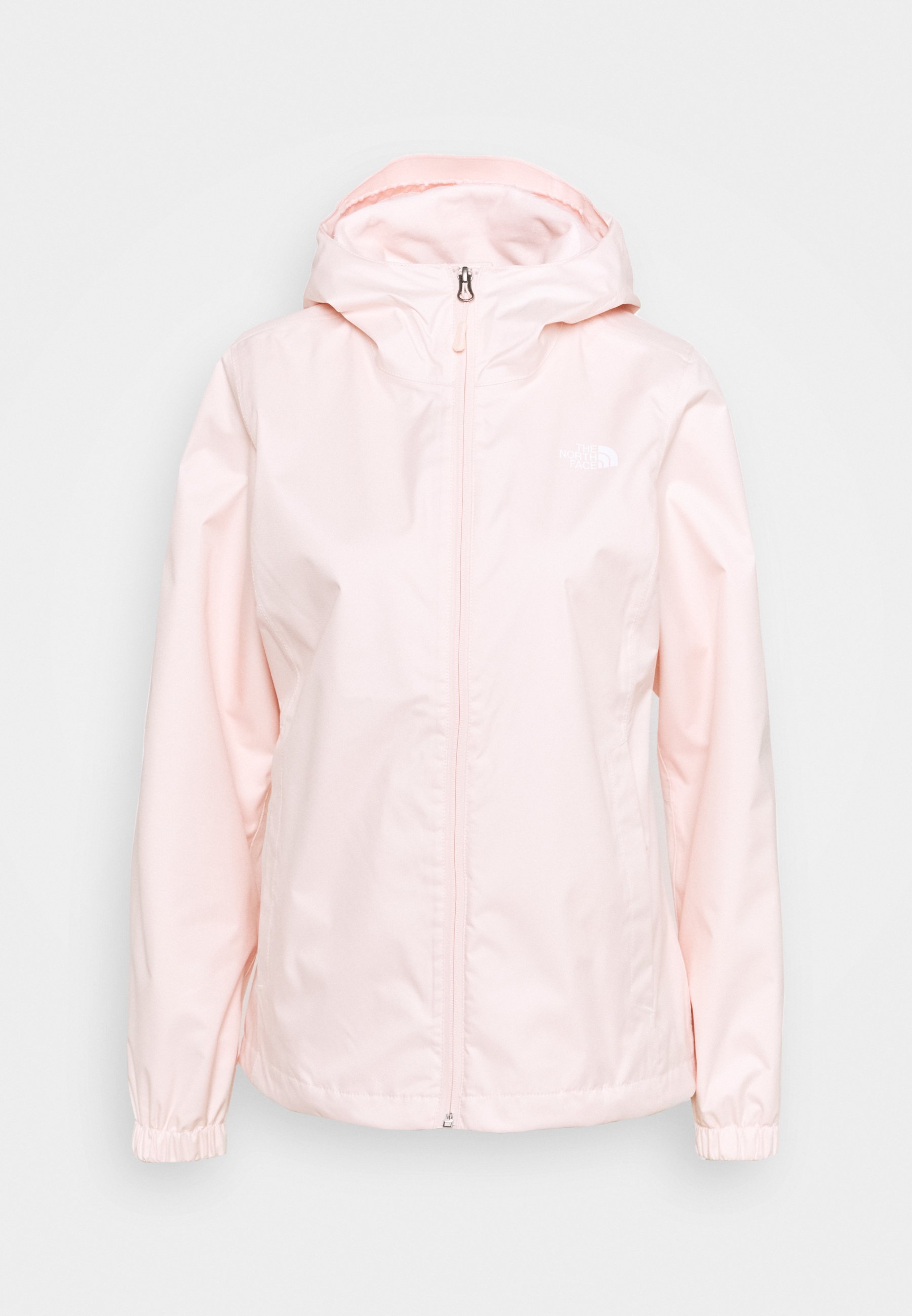 pink north face rain jacket