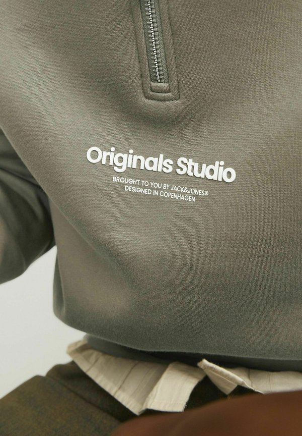 JORVESTERBRO QUARTER ZIP - Sweatshirt - silver sage2