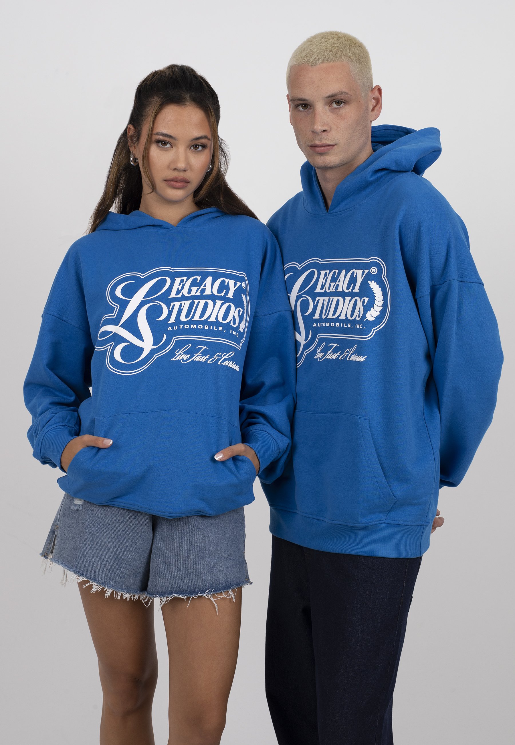 Felpa Con Cappuccio Eskimo Uomo – Blu Royal, Taglia XXXL, Con Caldo Cappuccio In Pelliccia Sintetica