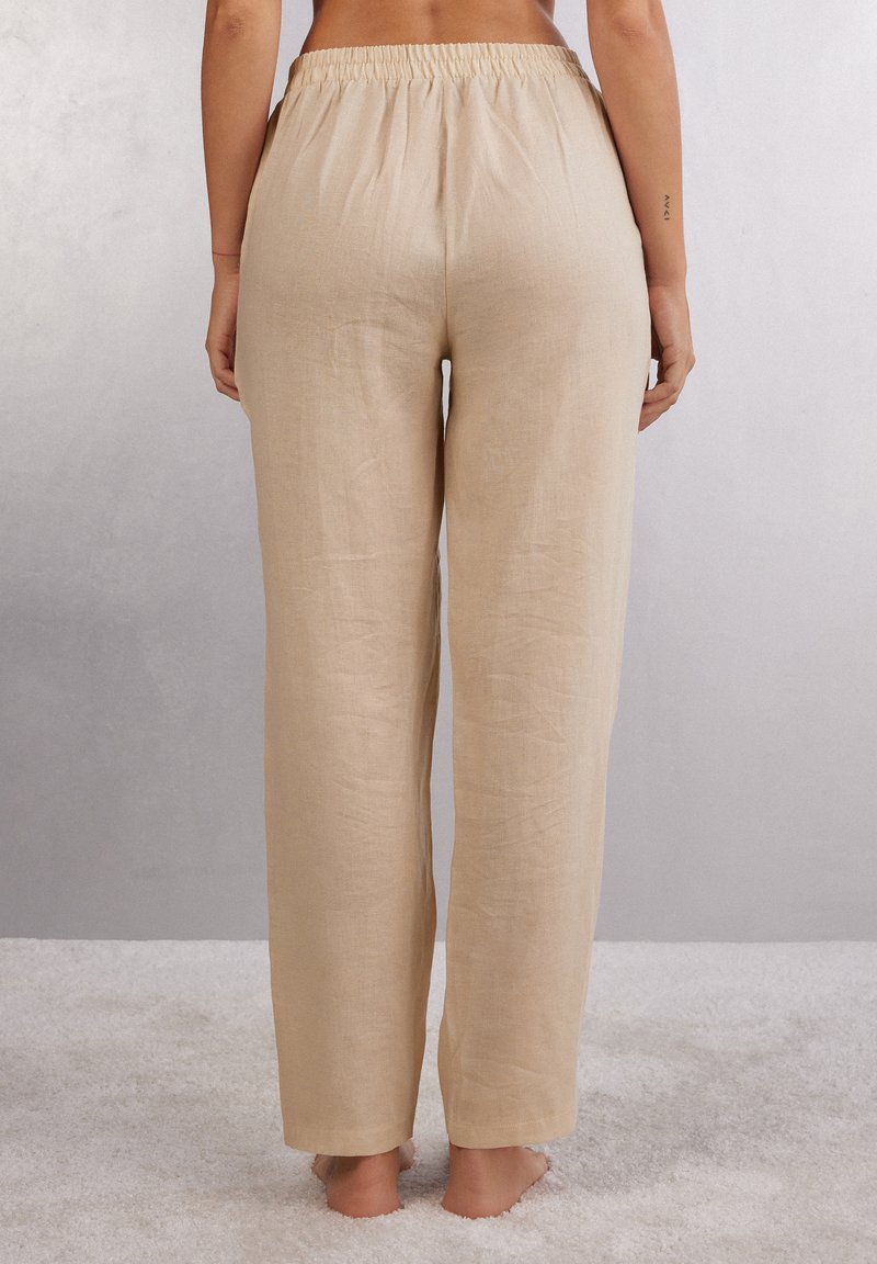 Intimissimi Pantaloni Di Lino Con Coulisse Intimissimi Pantaloni A