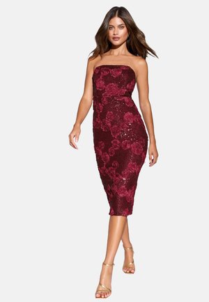 Koktélruha / Partiruha - burgundy red