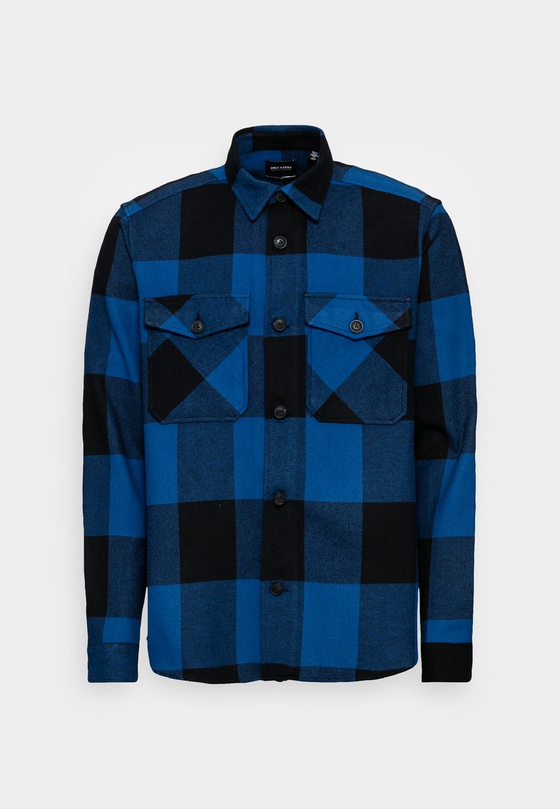 Only & Sons ONSMILO CHECK OVERSHIRT Shirt true blue/blue Zalando