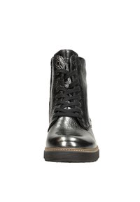 Waldläufer KITOMI - Enkellaarsjes met plateauzool - zilver