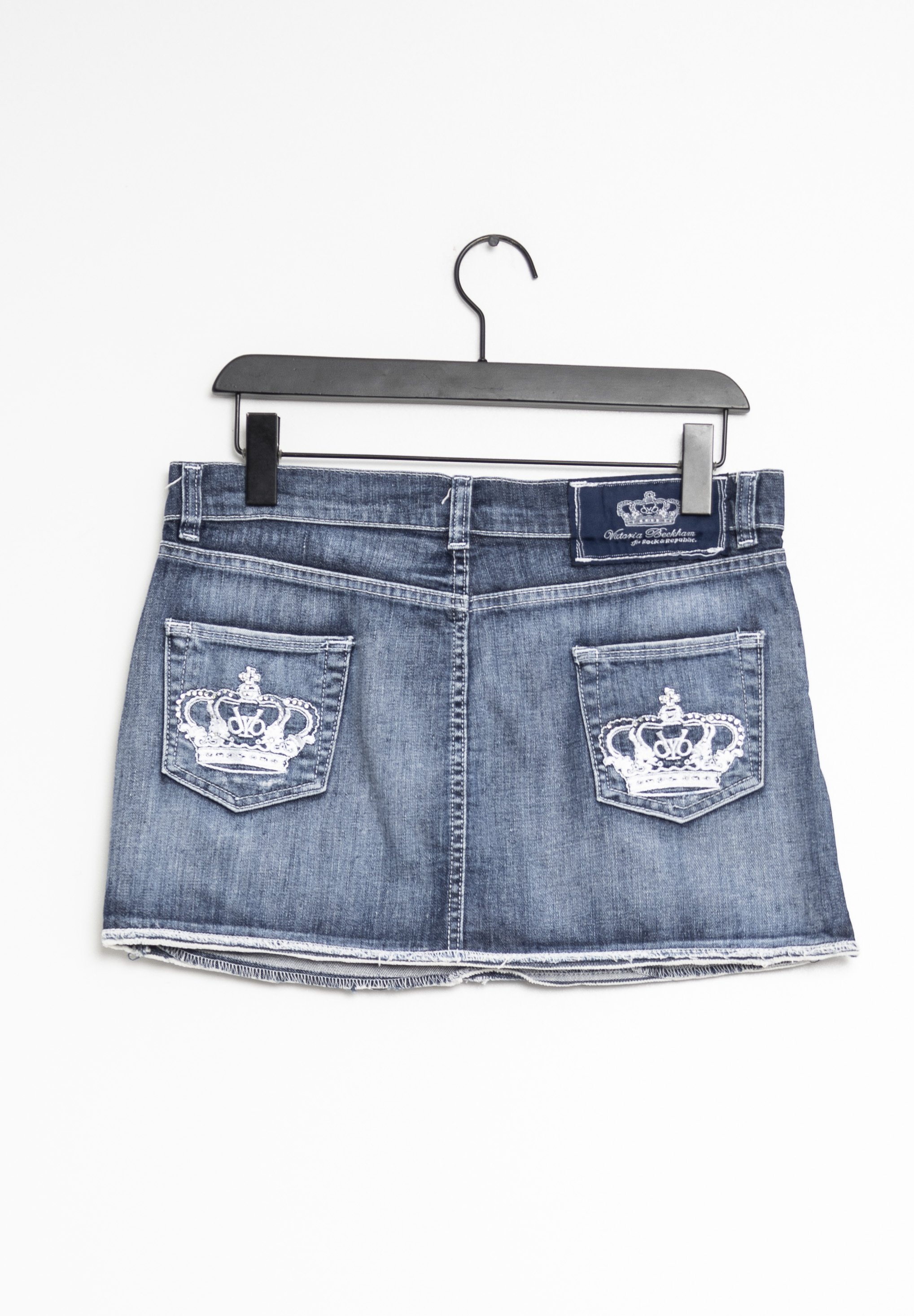 Victoria Victoria Beckham Denim skirt - blue - (Pre-owned