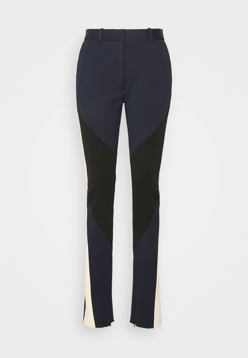 Victoria Beckham Broek donkerblauw