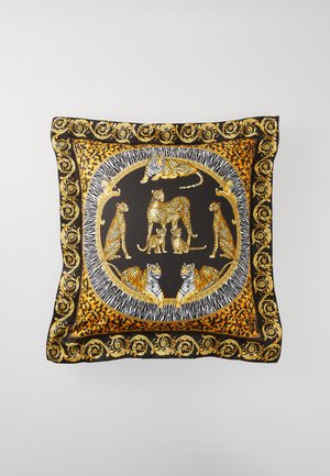 Versace CUSHIONS WILD CATS - Dekokissen - dark anthracite/dark noisette