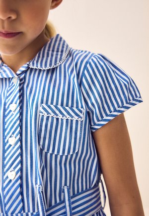 Next, GINGHAM BOW (3-14YRS) - Vestido camisero - blue stripe