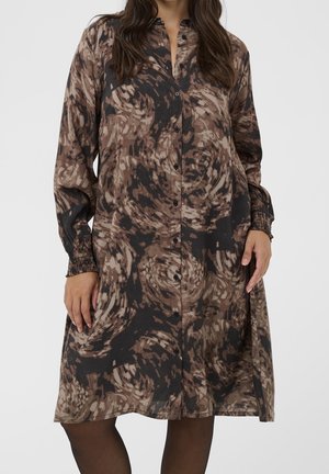 Kaffe Curve, Blusenkleid - brown