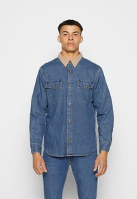 Levi's® RELAXED WESTERN - Cămașă - blue stonewash
