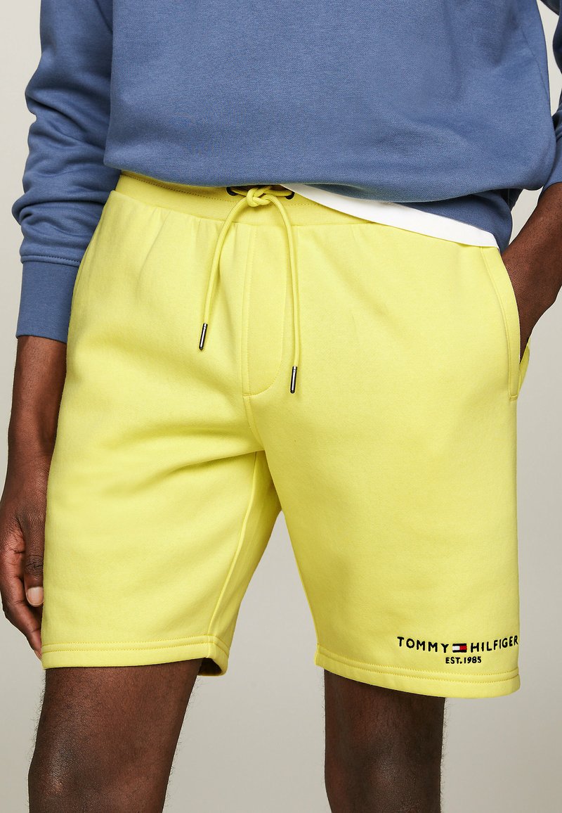 Tommy Hilfiger SMALL LOGO - Pantalones deportivos - yellow tulip