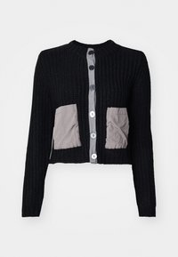 VIBERG O NECK  - Kardigán - dark grey melange