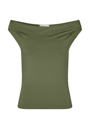 Modström, HIMA OFF SHOULDER  - Top - army dust