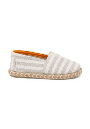 RAYAS TIPO CAMPING CON ELÁSTICO - Espadrilles - crudo