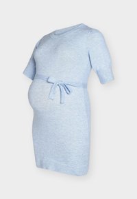 MLCARMEN 2/4 KNIT ABK DRESS - Φόρεμα-πουλόβερ - brunnera blue detail:melange