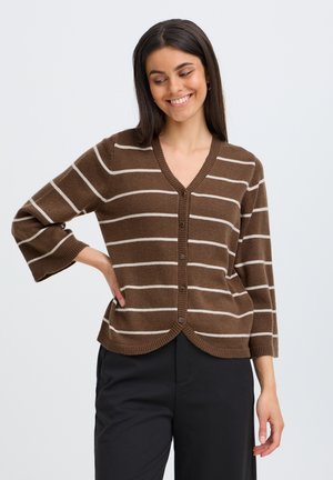 Fransa, FRBITTE CAR 3 - Cardigan - rain-drum stripe