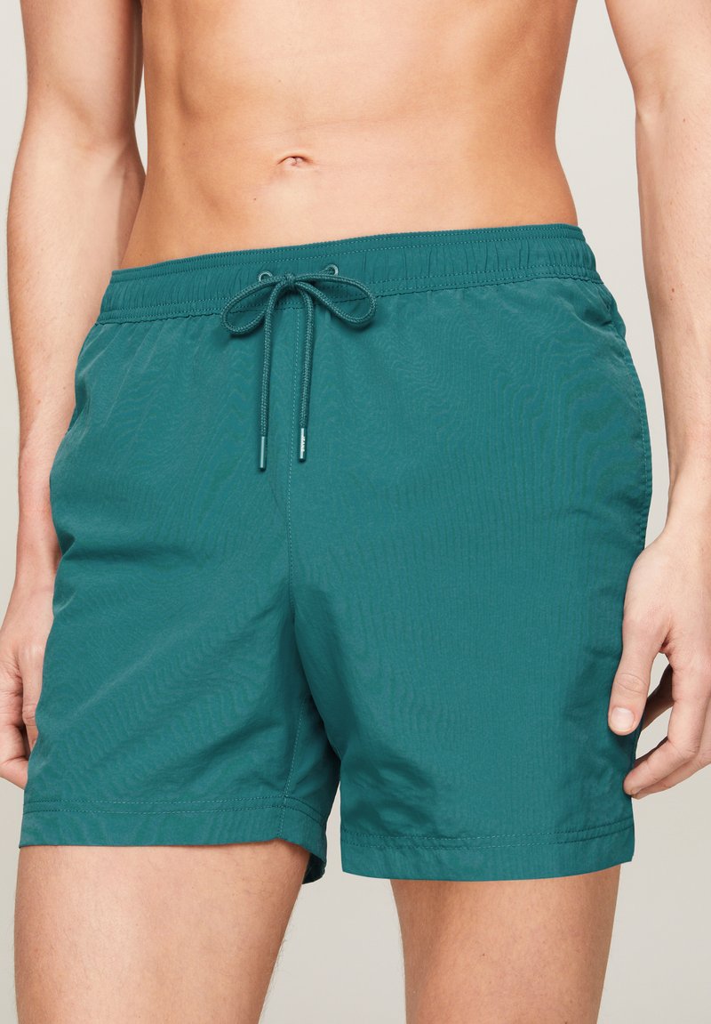 Tommy Jeans MEDIUM DRAWSTRING - Swimming shorts - timeless teal