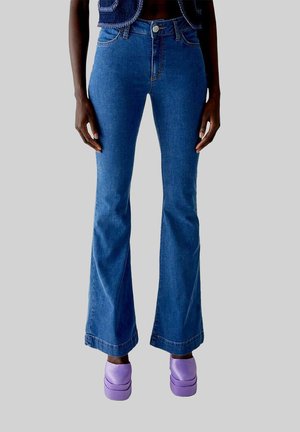 LOLA - Jeans bootcut - blu denim