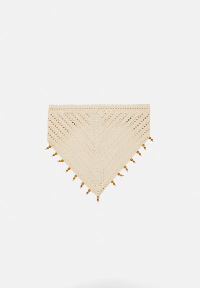 sandro TIE BANDANA TRICOT PERLES - Kopftuch - naturel