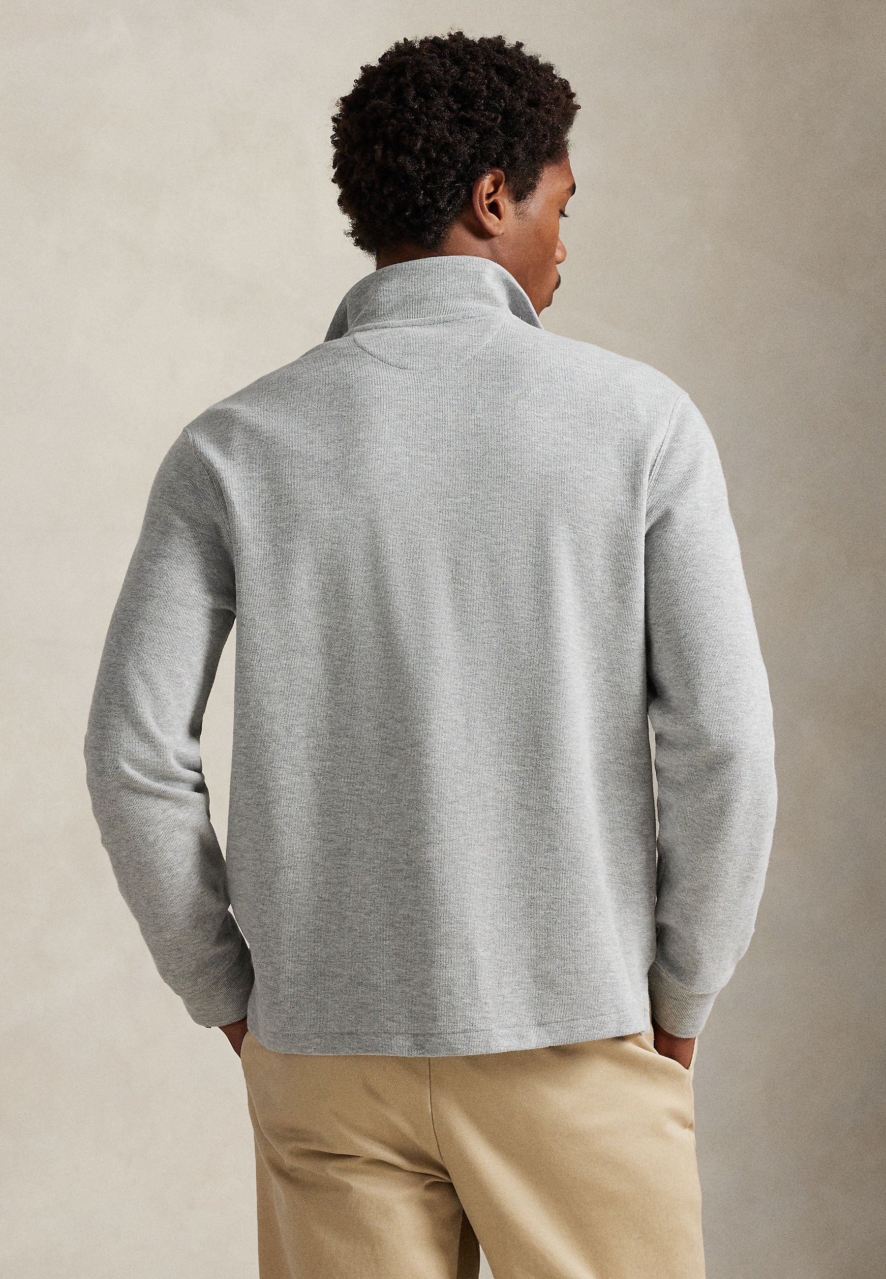 Polo Ralph Lauren HALF ZIP - Sudadera - andover heather/gris claro