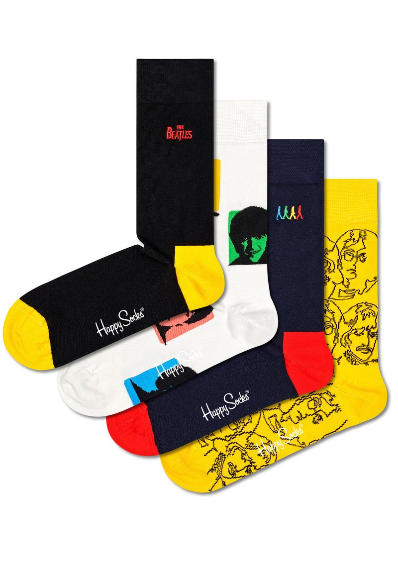Happy Socks THE BEATLES 4PACK GIFT SET Zoknik multicolored