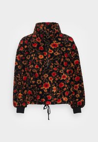TIME OFF - Camisola de lã polar - black multi