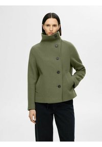 Selected Femme KURZE - Kerge jope - khaki