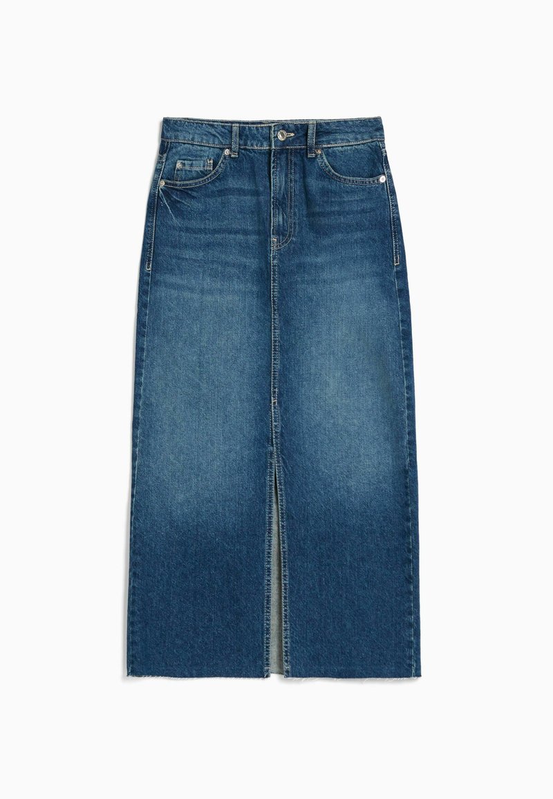 Bershka A-lijn rok donkerblauw