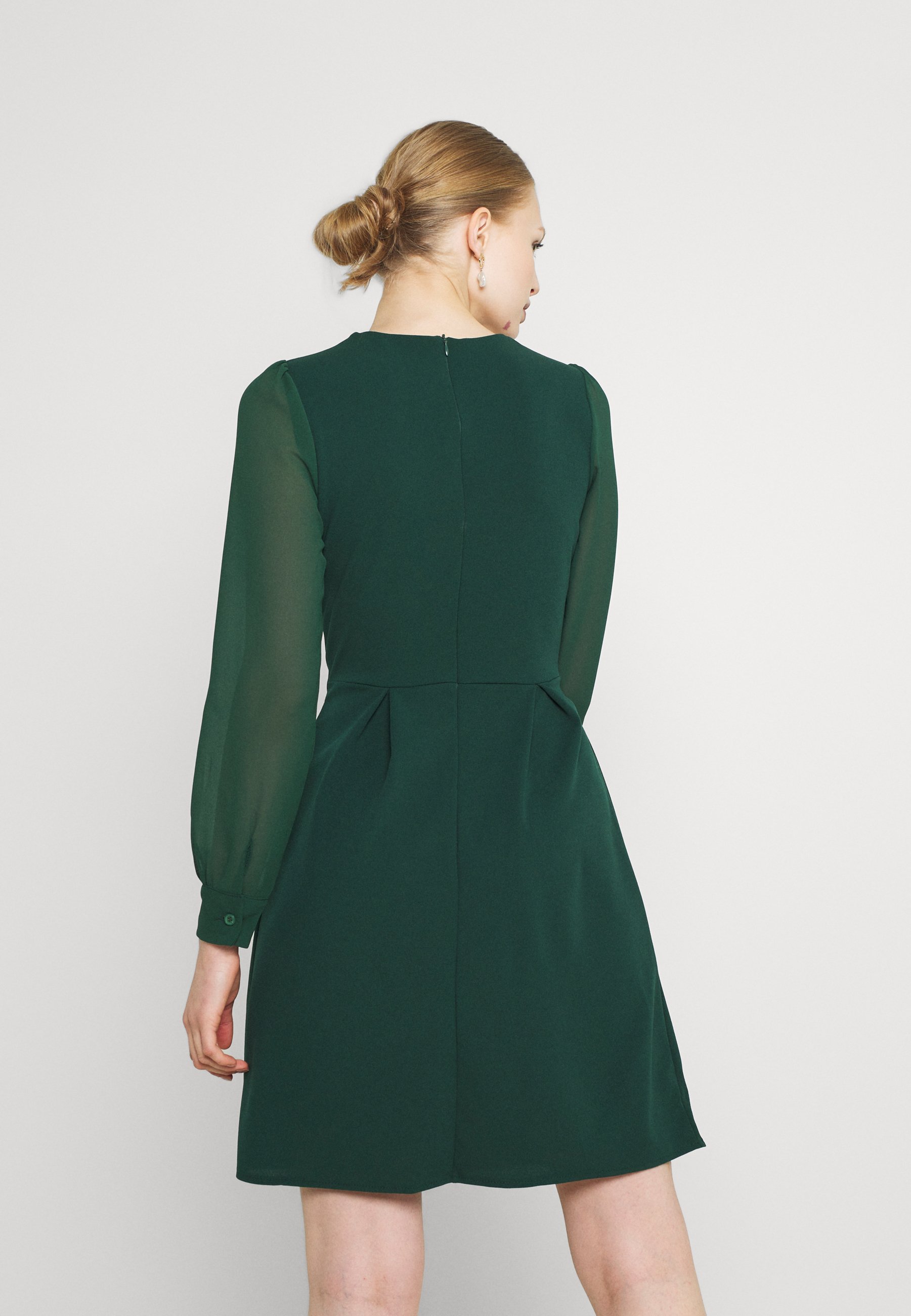 WAL G. BELLA SLEEVE SKATER DRESS 